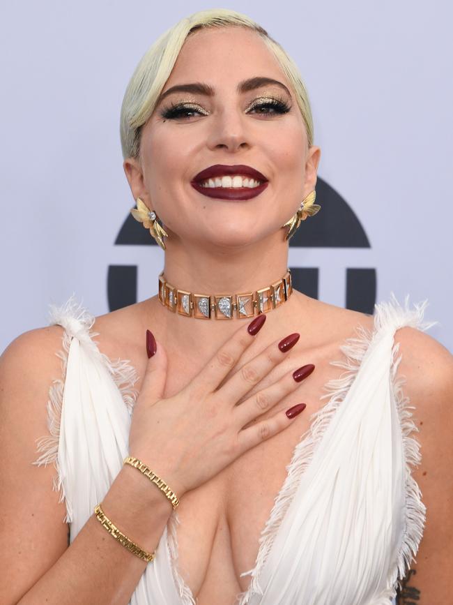 Nominee Lady Gaga arrives for the 25th Annual SAG Awards. Picture: AFP