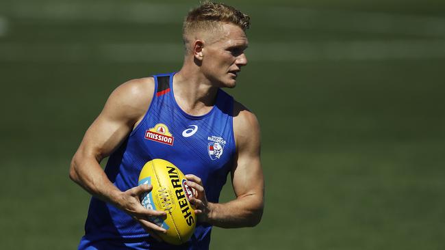 Adam Treloar will bolster the Bulldogs’ midfield. Picture: Getty Images