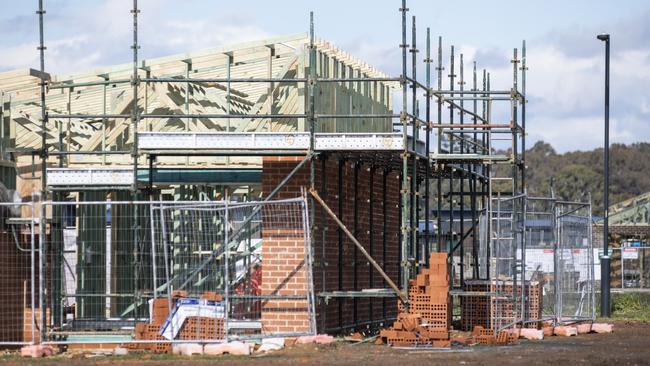 The Housing Industry Association outlook for the next few years paints a bleak picture for the Sydney and Melbourne home building market, with little left in construction pipelines. Picture: Martin Ollman/NCA NewsWire