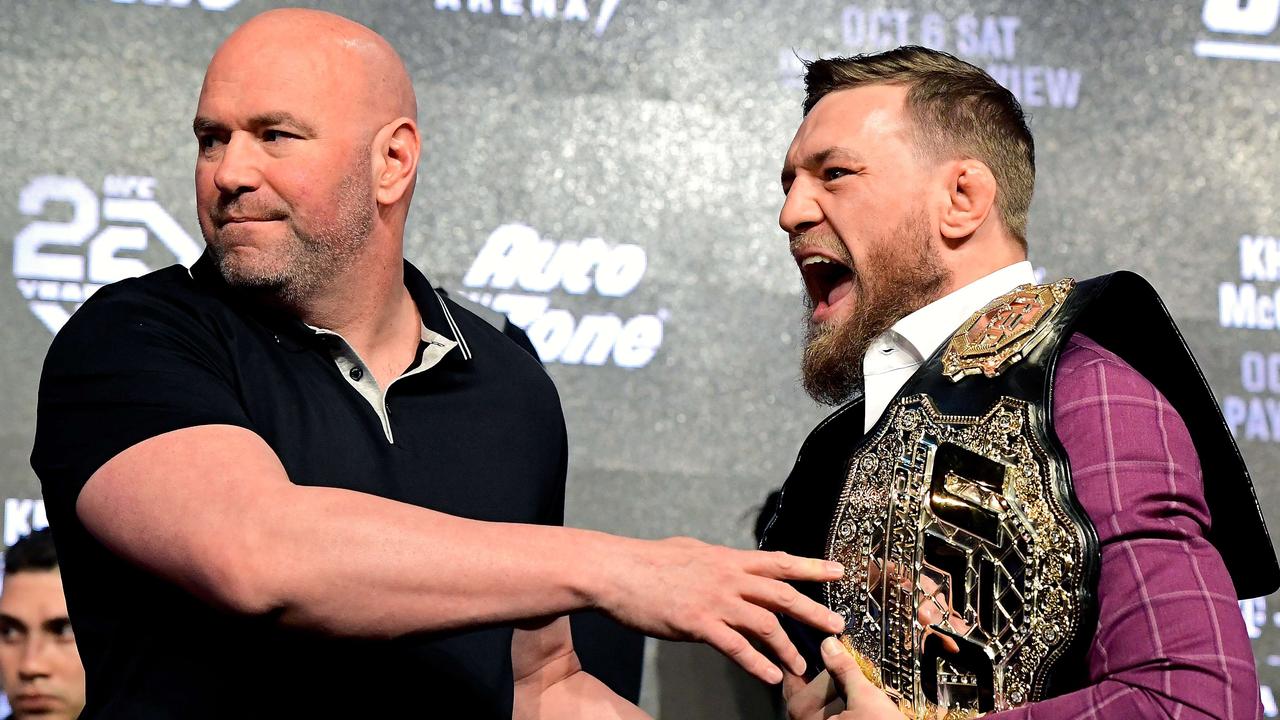 Even Conor McGregor feuded with Dana White. Steven Ryan/Getty Images/AFP