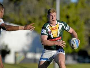 LOOK OUT: Ipswich Jets powerhouse Mitch Carpenter makes a run during last Saturday's Intrust Super Cup win over Tweed at the North Ipswich Reserve. Picture: Cordell Richardson