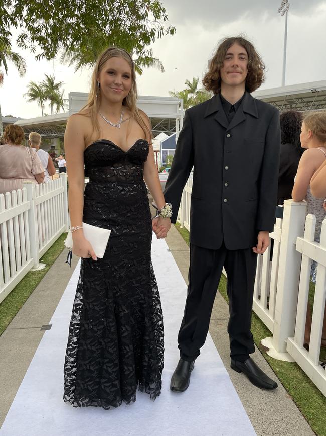 Keili Birch and Ethan Mathers at the 2023 Unity College formal.