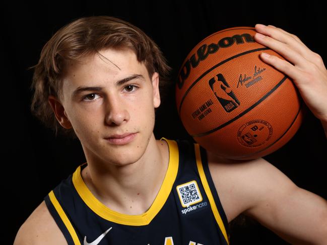 An injury sidelined Johnny Furphy for his first NBA pre-season games. Picture: Getty Images