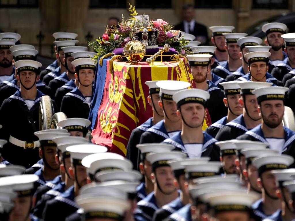 The procession is heading through central London. Picture: Getty