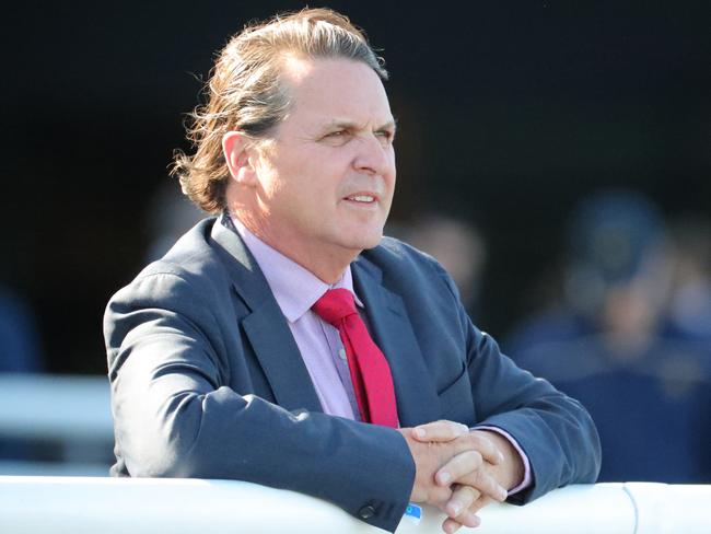 SYDNEY, AUSTRALIA - APRIL 08: Trainer Richard Freedman is seen in  Race 6 The Star Australian Oaks during The Star Championship Day 2: Longines Queen Elizabeth Stakes Day - Sydney Racing at Royal Randwick Racecourse on April 08, 2023 in Sydney, Australia. (Photo by Jeremy Ng/Getty Images)