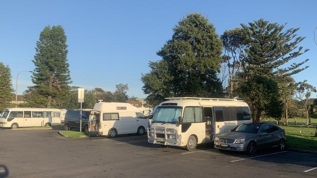 Beach car parks along the peninsula are being used by homeless people living in their vehicles, according to an outreach worker. Picture: supplied.