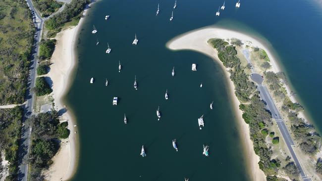 Northern end of The Spit. (AAP Image/Dave Hunt).