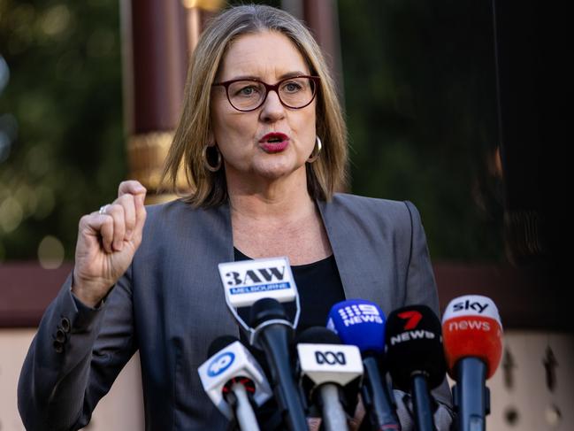 Premier Jacinta Allan is being urged to outline how she will crack down on dodgy union behaviour in the wake of new allegations. Picture: Diego Fedele