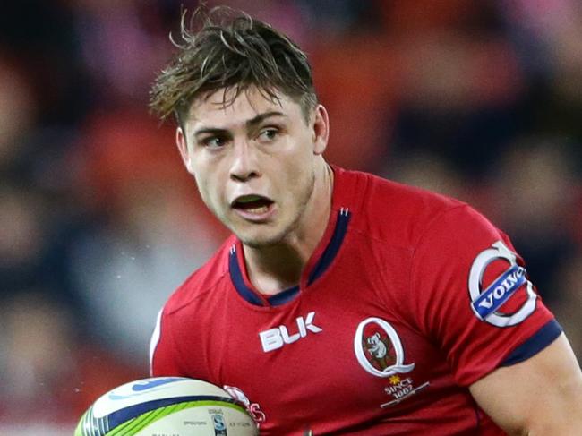 James O'Connor of the Reds during the Super Rugby match between the Queensland Reds and the Sharks. Pic Darren England.