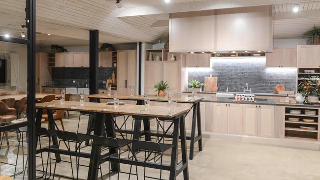 You can join staff for tastings, demonstrations and foodie experiences in this new demo kitchen and function space. Picture: Brenton Edwards