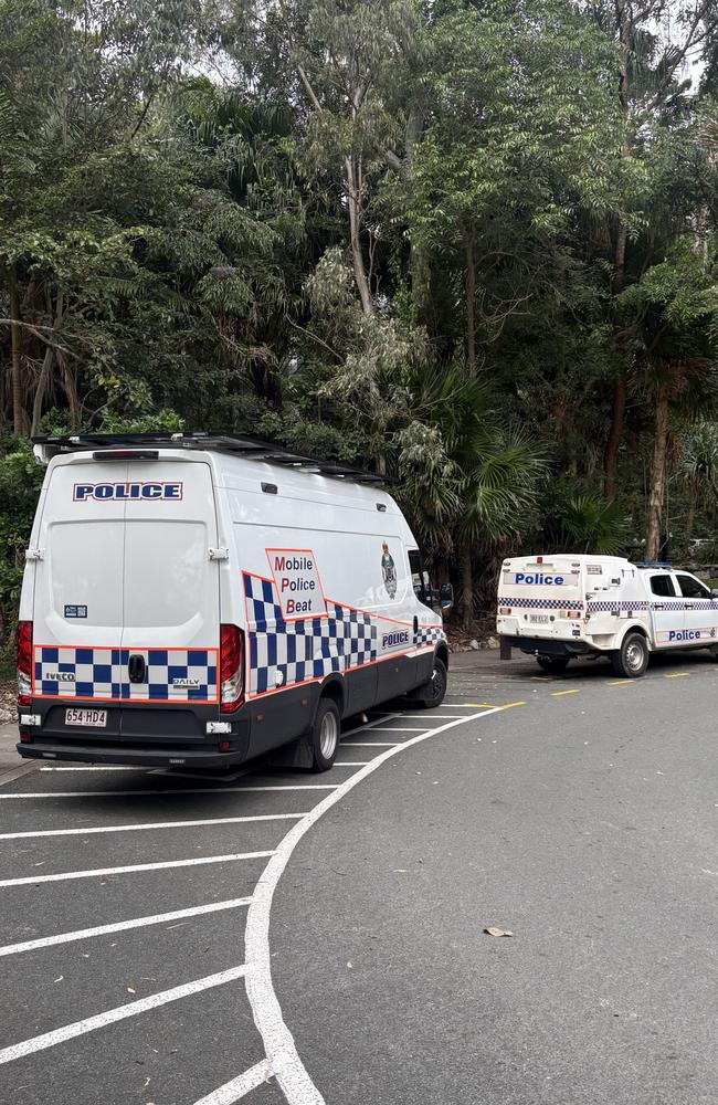 Police search the Noosa National Park for missing woman Patricia Lascelles on May 19, 2025.