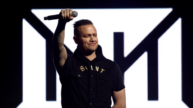 Pressure performing at the 2019 ARIA Awards. Picture: AAP Image/Brendon Thorne