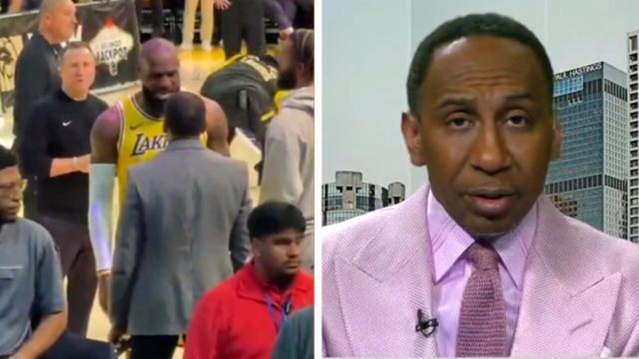 Stephen A. explains LeBron confrontation