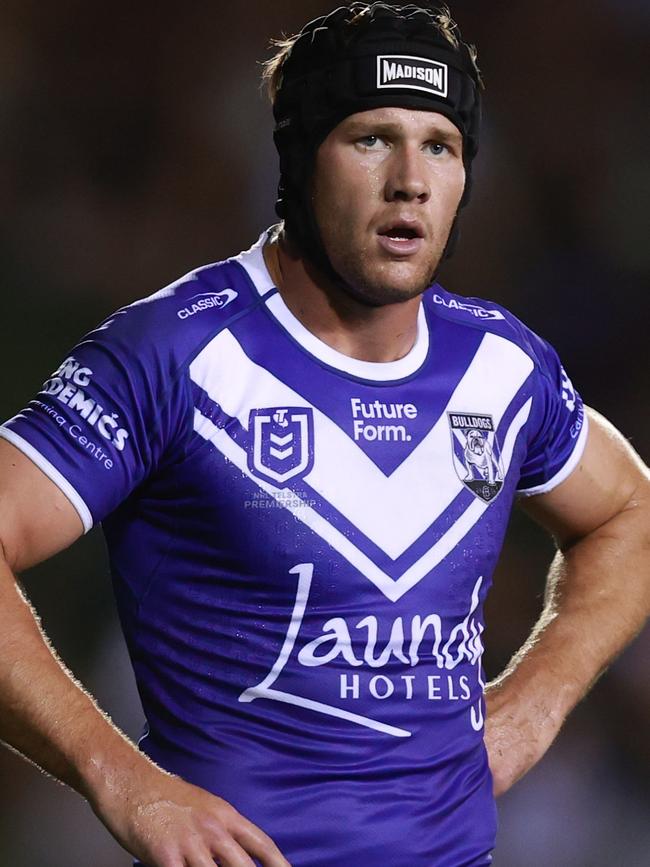 Matt Burton of the Bulldogs. Photo by Jason McCawley/Getty Images.