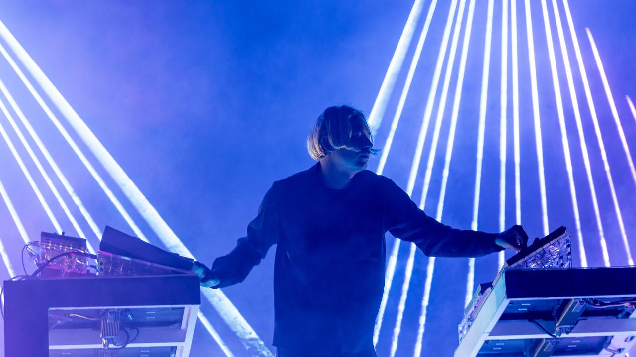 Flume plays at Byron Bay’s Splendour in the Grass in 2023. Picture: Danielle Smith / Newswire