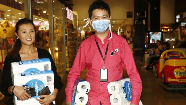 Fiona Leung and Chrus San pictured at Macquarie Centre. Picture: John Appleyard