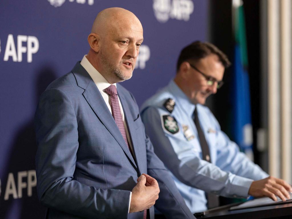 ASIO Director-General Mike Burgess warned that an escalation in the Middle East conflict would strain Australia‘s security. Picture: / AUSTRALIAN FEDERAL POLICE