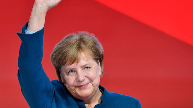 Former German Chancellor and leader of the Christian Democratic Union (CDU) Angela Merkel. Picture: AFP