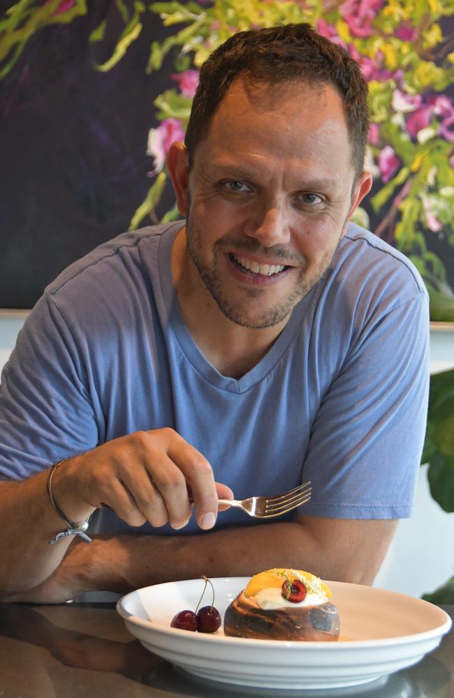 Alistair McLeod with his Burnt Mango Pav. Picture: supplied