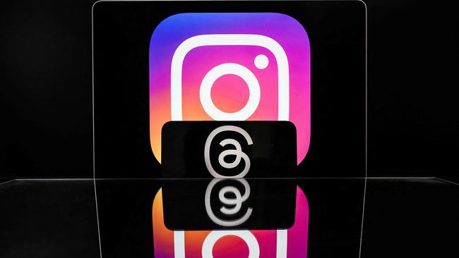 The move applies to Meta’s Instagram and Threads platforms. Picture: AFP