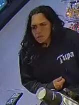 Police are seeking this woman, who they believe may be able to assist them with their investigation into the alleged theft of a credit card in March.