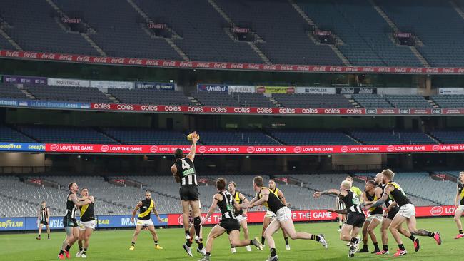 Up to 10,000 fans could soon pack some of Melbourne’s stadiums. Pic: Michael Klein