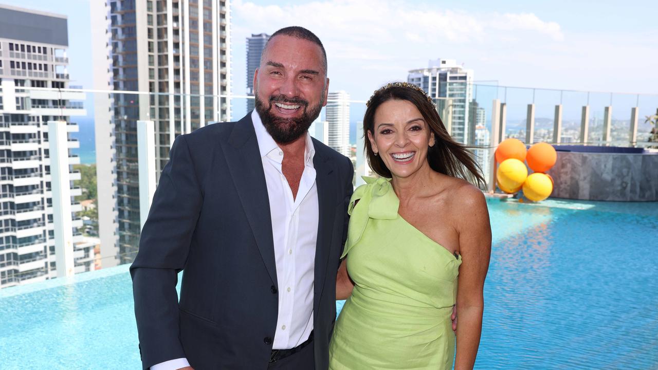 Billy Cross and Jackie Cross at the Nineteen at the Star Melbourne Cup Day 2024. Picture, Portia Large.