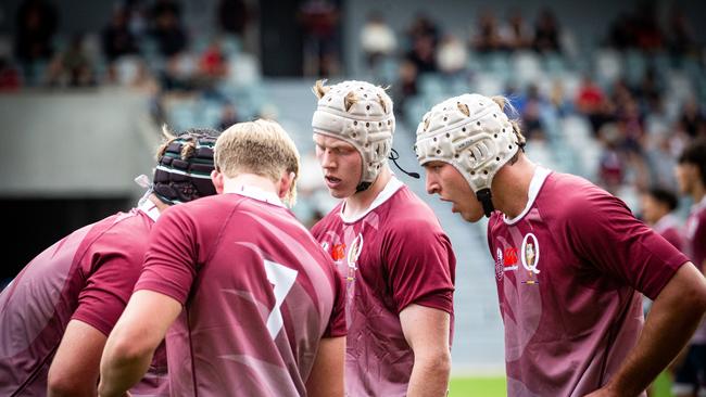 Queensland Reds under 18s v New South Wales under 18s. Picture courtesy of Tom Primmer/QRU.