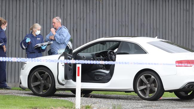 Passanise was shot in a white Audi on a Narre Warren South street. Picture: David Crosling