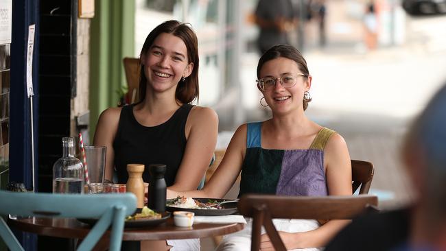 Olivia Roney, 23, and friend Lucy Heywood, 22, said Ms Trad needed to engage better with younger constituents. Picture: Lyndon Mechielsen