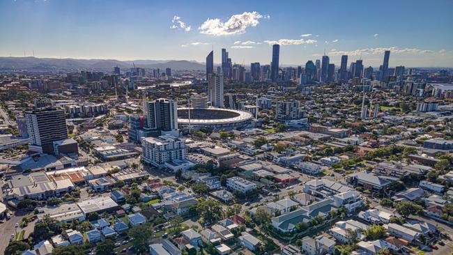 Renders of the Gabba Stadium ahead of the Brisbane 2032 Olympic and Paralympic Games.