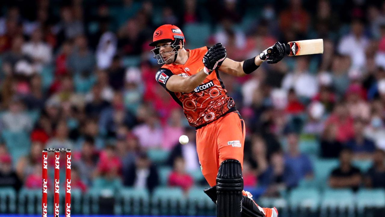 Liam Livingstone of the Scorchers. Photo by Brendon Thorne/Getty Images