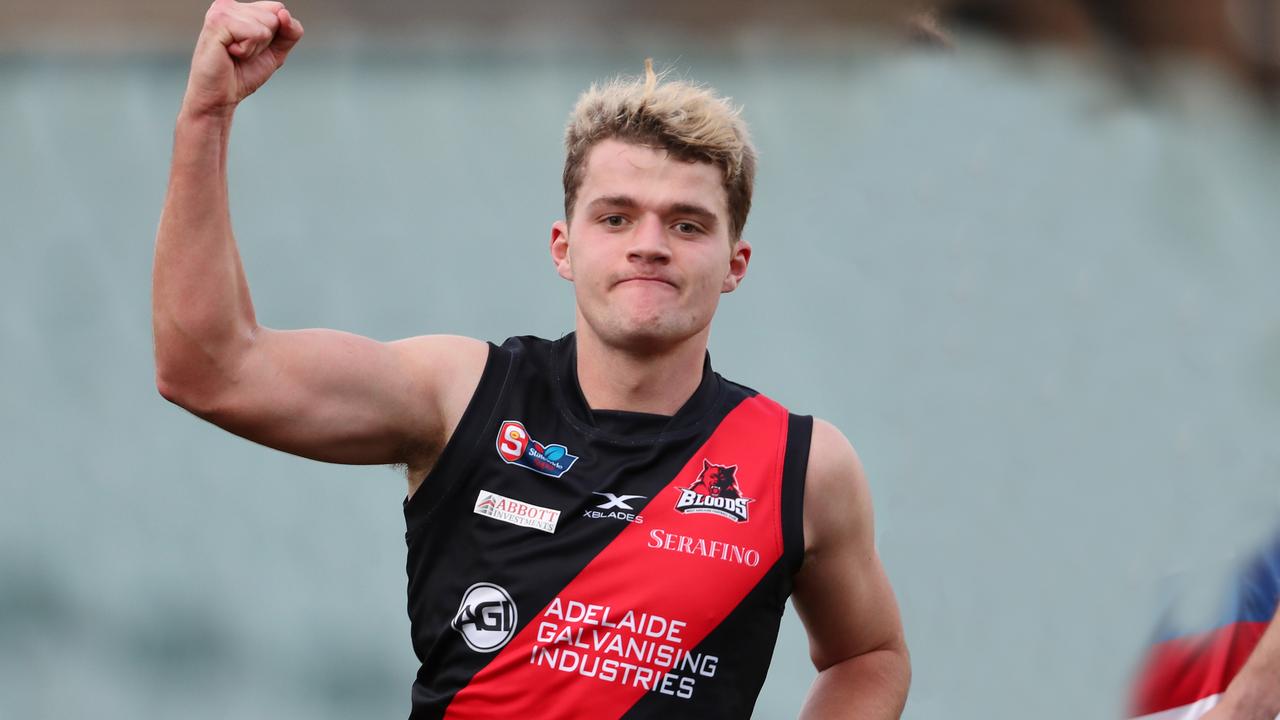 Sam May in action for SANFL club West Adelaide. Picture: Sarah Reed