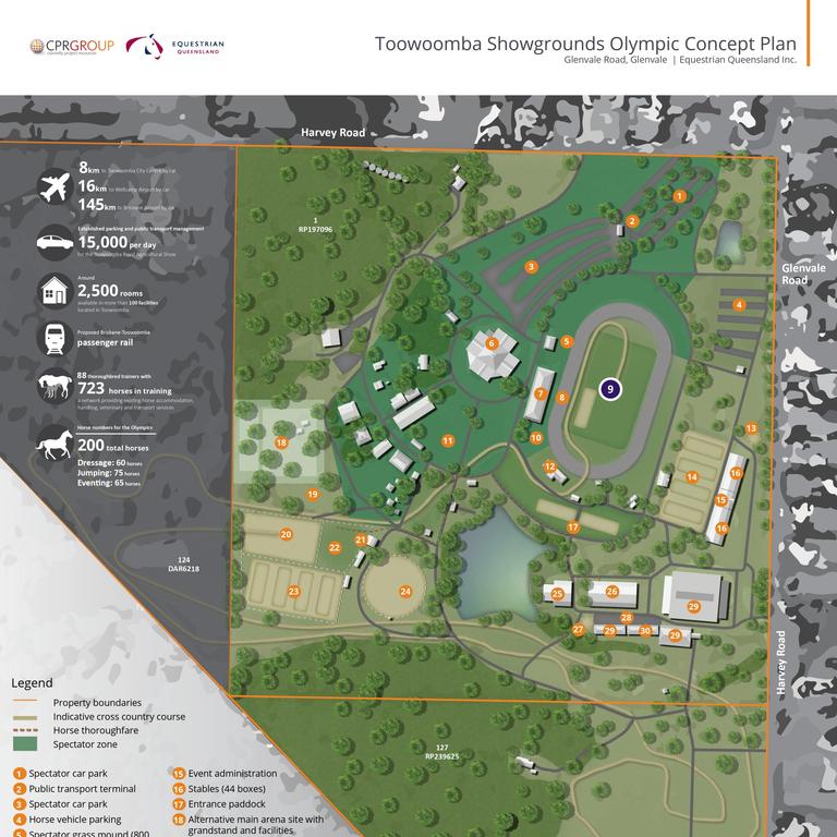 PROPOSED: A new plan has been put forward by Equestrian Queensland and the Royal Agricultural Society Queensland to turn the Toowoomba Showgrounds into an equine centre of excellence.