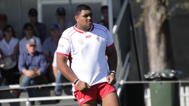 Romeo Tanielu when he was 130kg. He’s even bigger now.