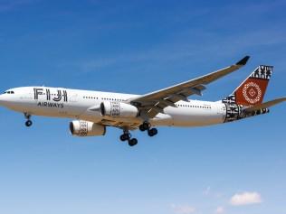 Los Angeles, California – April 12, 2019: Fiji Airways Airbus A330-200 airplane at Los Angeles airport (LAX) in the United States.