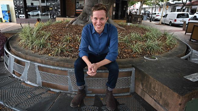 Max Chandler-Mather will re-contest the Labor-held seat of Griffith at the federal election. Picture: Lyndon Mechielsen