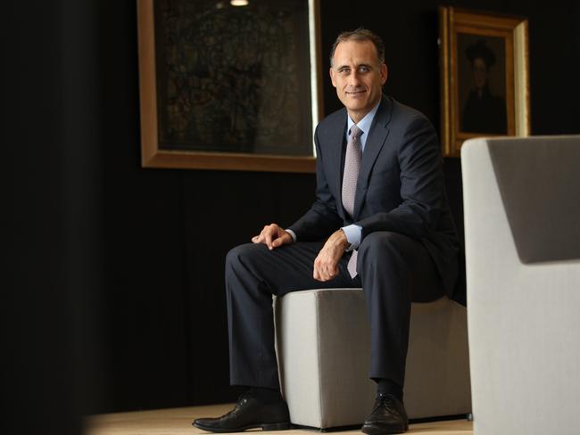 Rob Scott, Wesfarmers Managing Director pictured in his offices in Perth after the Coles announcement.Photo Ross Swanborough. 160318