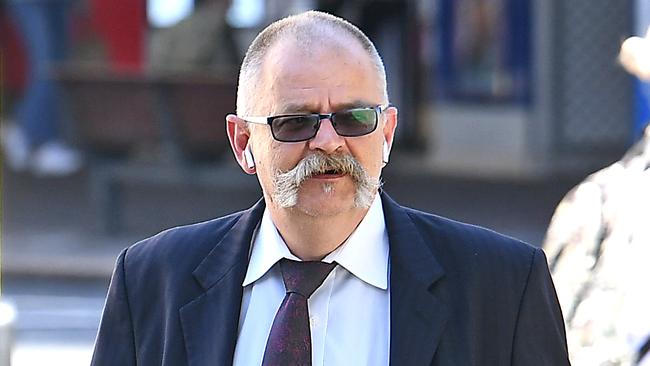 Michael Bosscher at the Brisbane Magistrates Court this month. Picture: John Gass/AAP