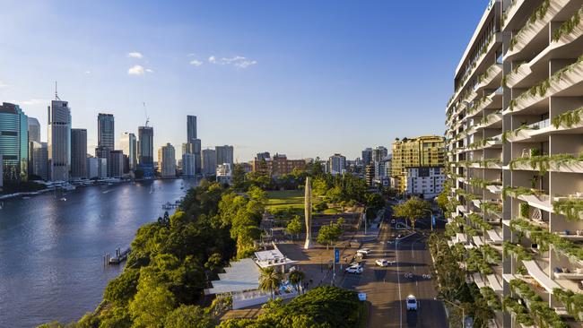 Skye by Pikos is a new residential development under construction in Kangaroo Point.