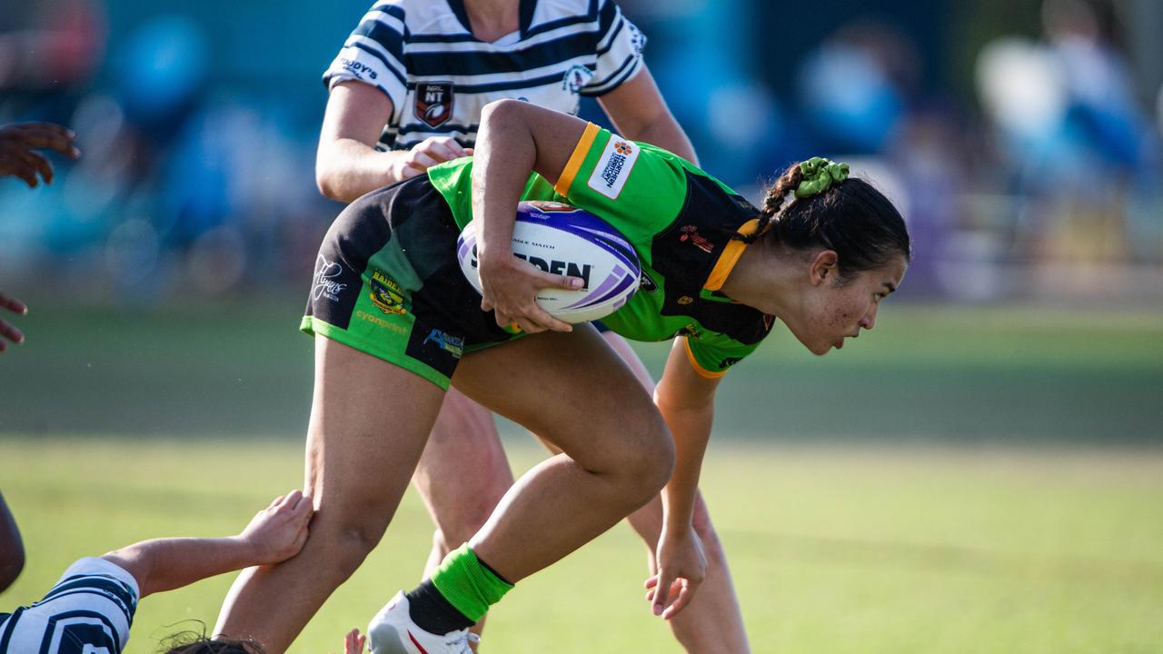 Rose-Maree Goninon as the Palmerston Raiders take on Darwin Brothers in the NRL NT women's grand final. Picture: Pema Tamang Pakhrin