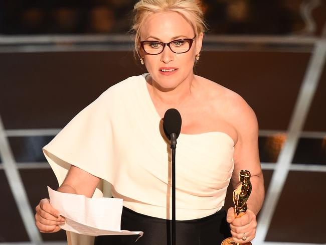 Watson praised Best Supporting Actress Patricia Arquette for her speech on equality.