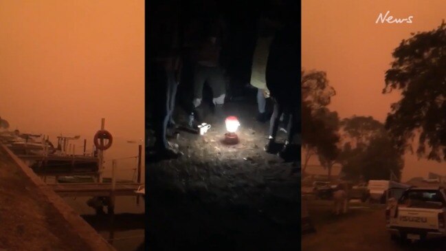 Campers under siege at Mallacoota