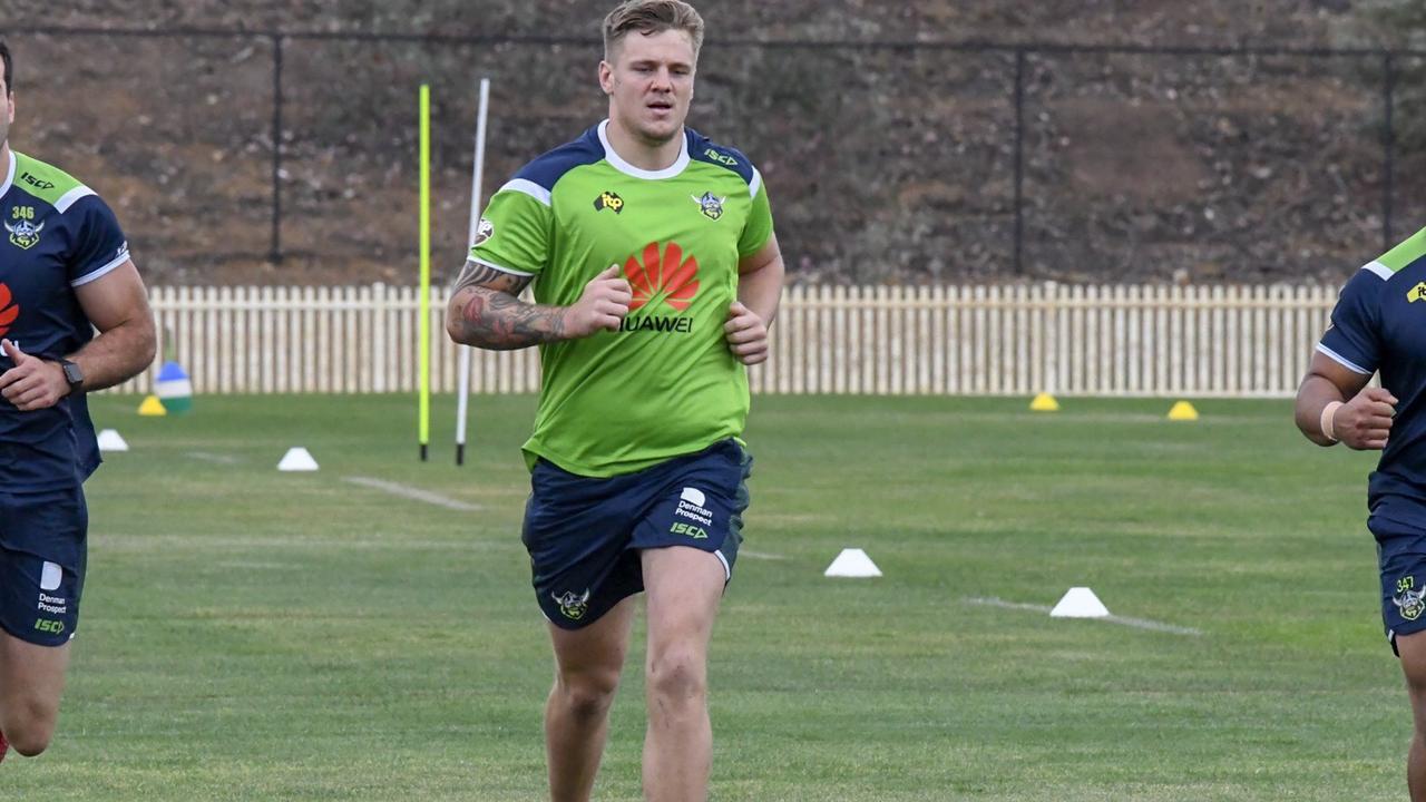 Ryan Sutton will miss the opening round of the 2020 season. Credit: Canberra Raiders