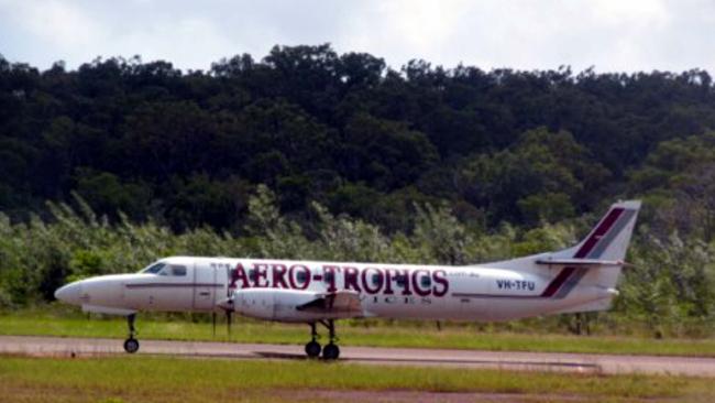 The Aero-Tropics Metroliner turboprop plane that crashed in dense forest 10km from Iron Range Airport at Lockhart River.
