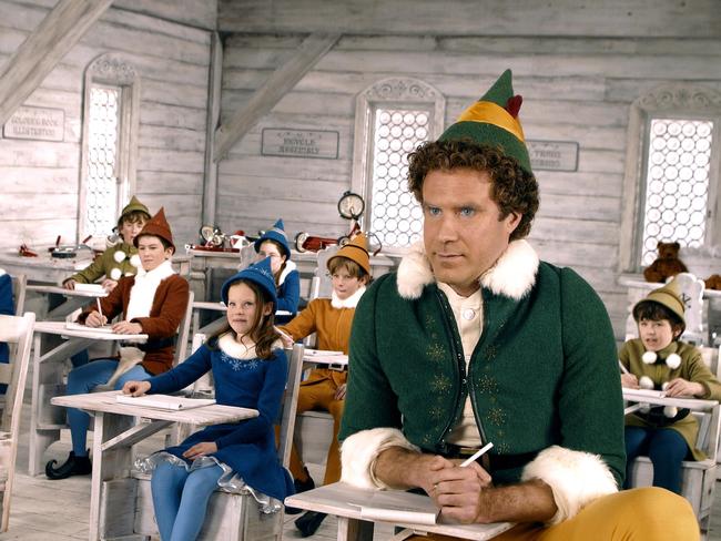 Will Ferrell in the Christmas family classic Elf.