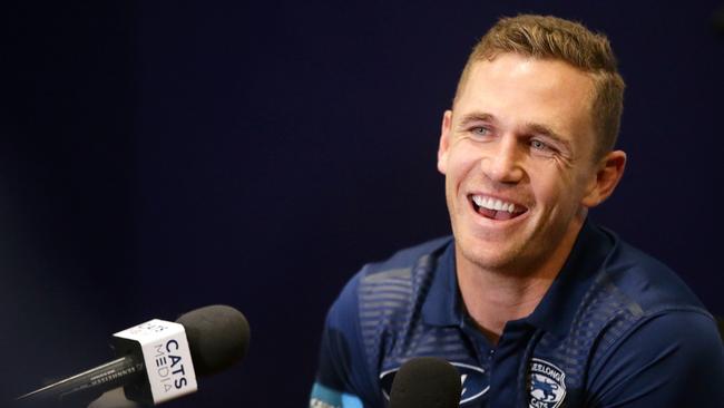 Joel Selwood is in less than five per cent of SuperCoach teams. Will you target him this week? Picture: Alison Wynd