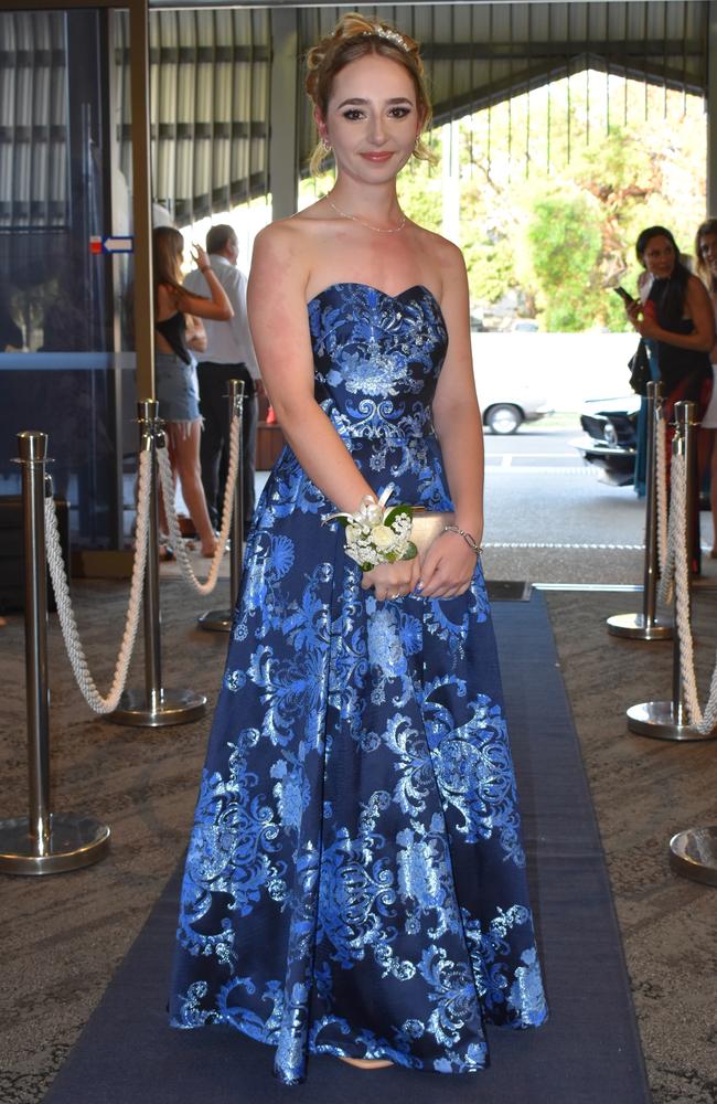 Chloe Merrett at the Sunshine Coast Grammar School formal 2023. Photo: Jorina Maureschat