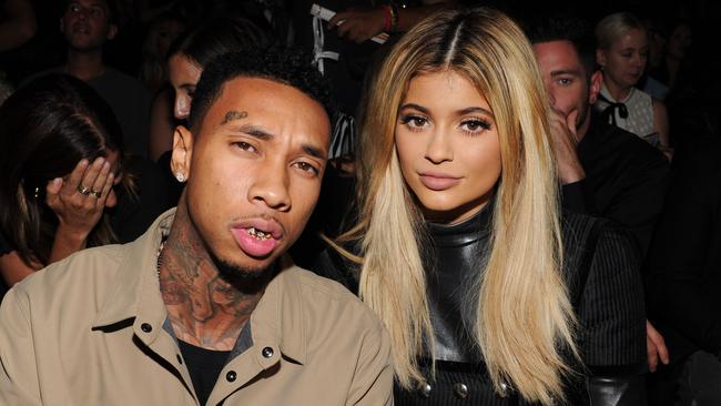 Tyga and girlfriend Kylie Jenner. Picture: Craig Barritt/Getty Images