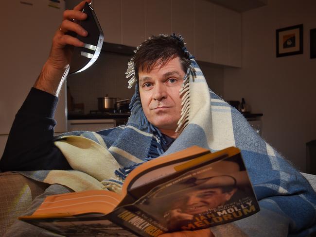Anton Nicholson, 52, is concerned about rising electricity costs. Picture: Tony Gough